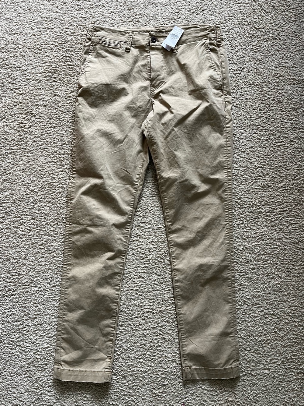 American Eagle Outfitters Tan Chino Pants - Straight Leg
